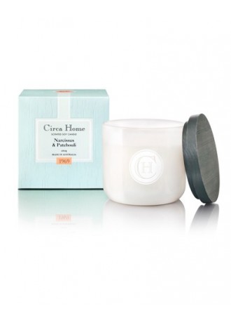 Circa  Home Soy Jar Candle-Narcissus & Patchouli 